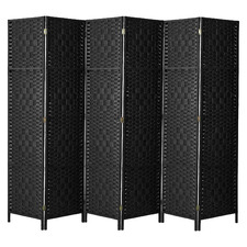 6 Panel Shyla Pine Wood Room Divider
