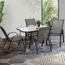 4 Seater Mirabella Rectangular Outdoor Dining Set