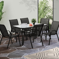 6 Seater Mirabella Rectangular Outdoor Dining Set