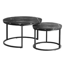 2-Piece Johan Round Nesting Coffee Table Set