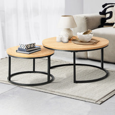 2 Piece Leonid Nesting Coffee Table Set