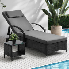 Brendel Sun Lounge with Table Set