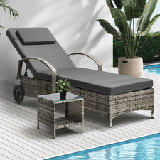 Brendel Sun Lounge with Table Set