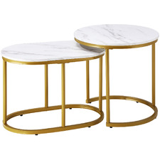 2-Piece Sherman Nesting Coffee Table Set