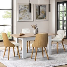Laina Extendable Dining Table & Chair Set