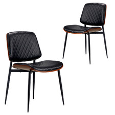 Suri Faux Leather Dining Chairs (Set of 2)