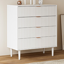 Ylona 4 Drawer Ribbed Chest