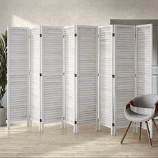 8 Panel Kryvo Paulownia Wood Room Divider
