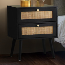 Black Asher Bedside Table