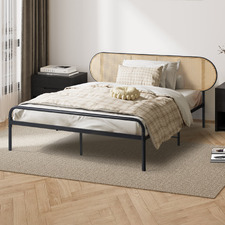 Edsvik PE Rattan Platform Bed
