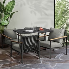 4 Seater Melvill Outdoor Dining Table & Chair Set