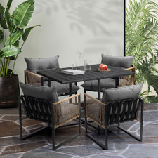 4 Seater Square Hicks Outdoor Dining Table & Chair Set