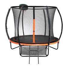 Farrell Trampoline with Safety Net & Basketball Board