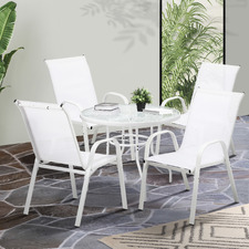 4 Seater Mirabella Round Outdoor Dining Set