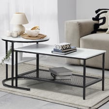 2 Piece Adrian Nesting Coffee Table Set