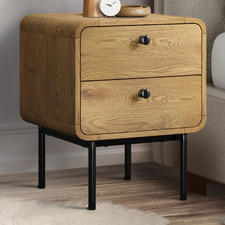Ashbourne 2 Drawer Bedside Table