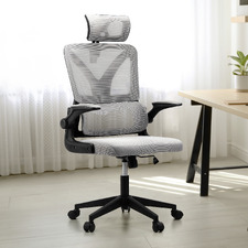 Black & Grey Fleury Mesh Office Chair