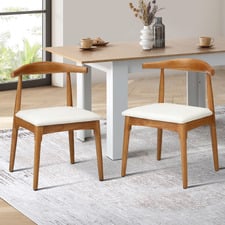 Cassidy Faux Leather Dining Chairs (Set of 2)