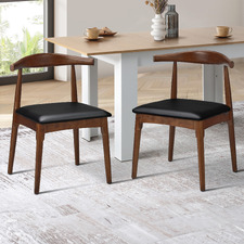 Cassidy Faux Leather Dining Chairs (Set of 2)