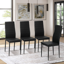 Victor PU Leather Dining Chairs (Set of 4)