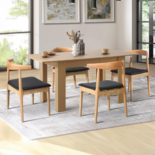 4 Seater Jim Extendable Dining Table & Chair Set