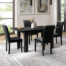 4 Seater Zoe Extendable Dining Table & Chair Set