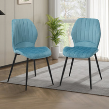 Whitlock Velvet Dining Chairs (Set of 2)