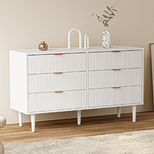 Ylona 6 Drawer Ribbed Chest