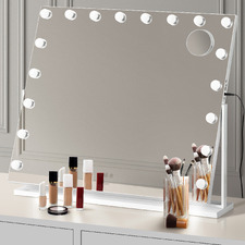 83cm Amar Steel LED Mirror with Bluetooth