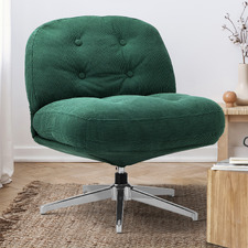 Adler Corduroy Swivel Accent Chair