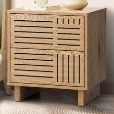 Trevin 2 Drawer Bedside Table