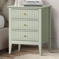 Hilda 3 Drawer Bedside Table
