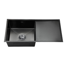 Aysel 870mm Single Kitchen Sink with Drainer