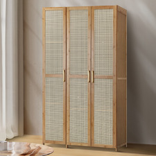 Tyro 3 Door Bamboo Wardrobe