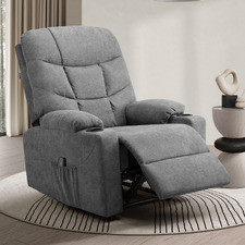 Towson Upholstered Massage Recliner Armchair