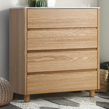 Coney Faux Marble 4 Drawer Chest
