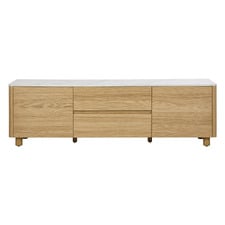 160cm Coney Faux Marble Entertainment Unit