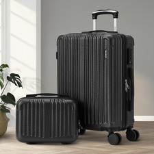 2 Piece Deanna Carry-On & Suitcase Set