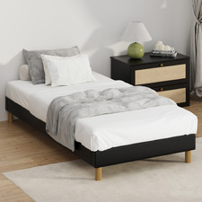 Carrie Faux Leather Bed Base
