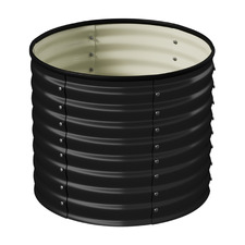 Dante Round Galvanised Steel Garden Bed