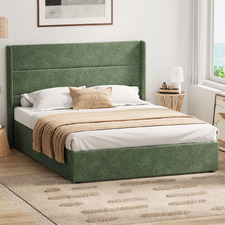 Ciaran Chenille Gas Lift Storage Bed