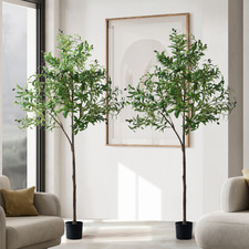 180cm Potted Faux Olive Trees (Set of 2)