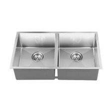 Parker 760mm Double Stainless Steel Kitchen Sink