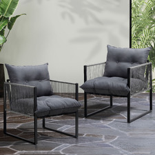 Hicks Outdoor Dining Chairs (Set of 2)