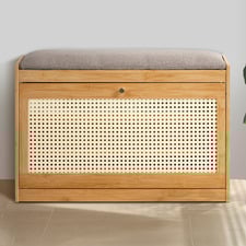 70cm Reine Bamboo Shoe Storage Bench