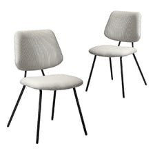 (Set of 2) Ealla Corduroy Dining Chairs