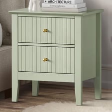 Andes 2 Drawer Bedside Table