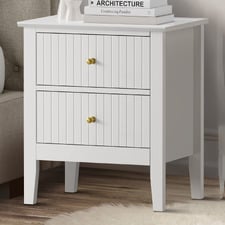 Andes 2 Drawer Bedside Table