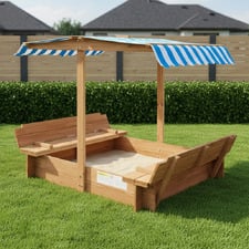 Bambi 110cm Sandpit with Canopy