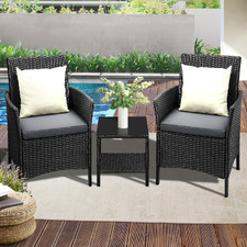 2 Seater Niall PE Rattan Outdoor Lounge Set